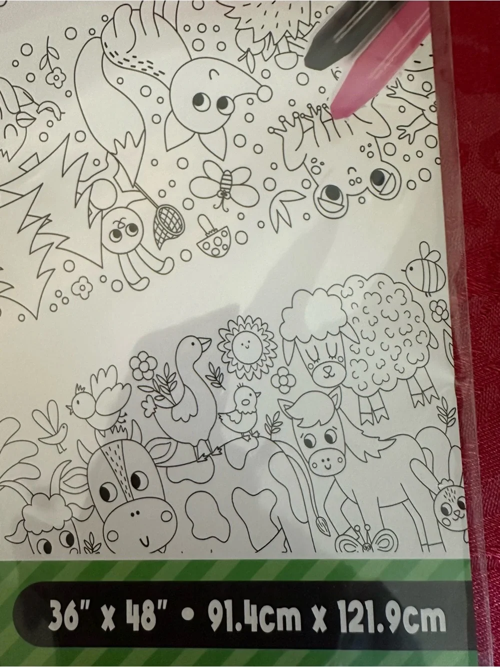 ☀️ 3/$10 Color Your Own! Coloring Paper Tablecover ( see description)
